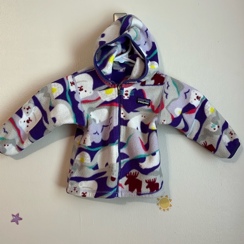 12-18 month Patagonia fleece with hood